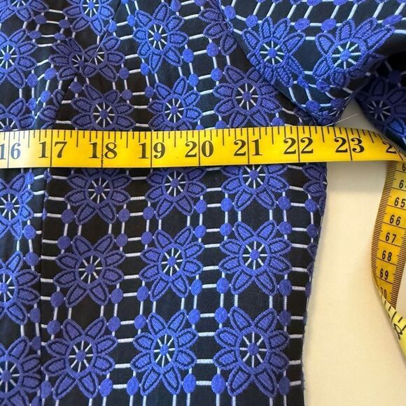 Giovanna Collection Blue & Black Coat Size 18 Career, Dark Academia, Old Money - Picture 10 of 14